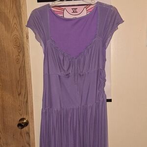 Purple Maxi Dress By Shein Size 2X